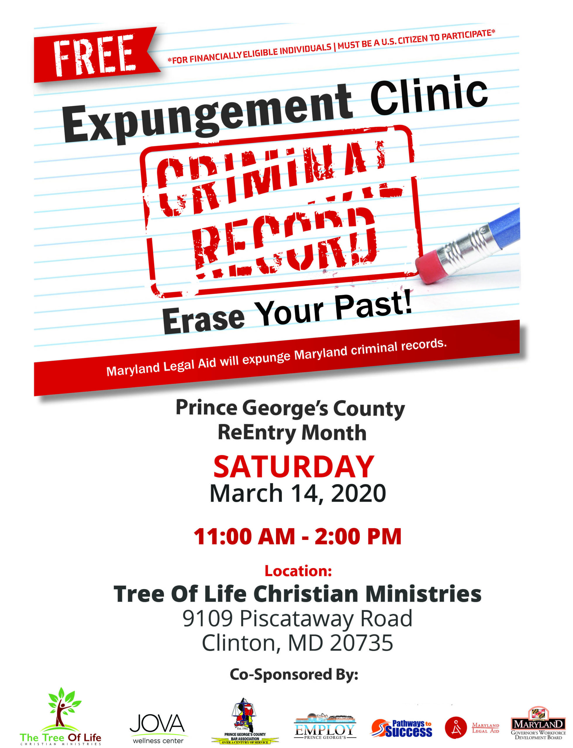 ReEntry Month Expungement Fair 2020